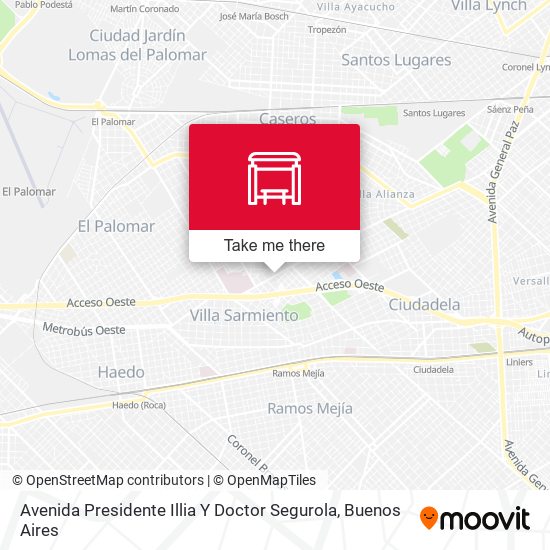 Avenida Presidente Illia Y Doctor Segurola map