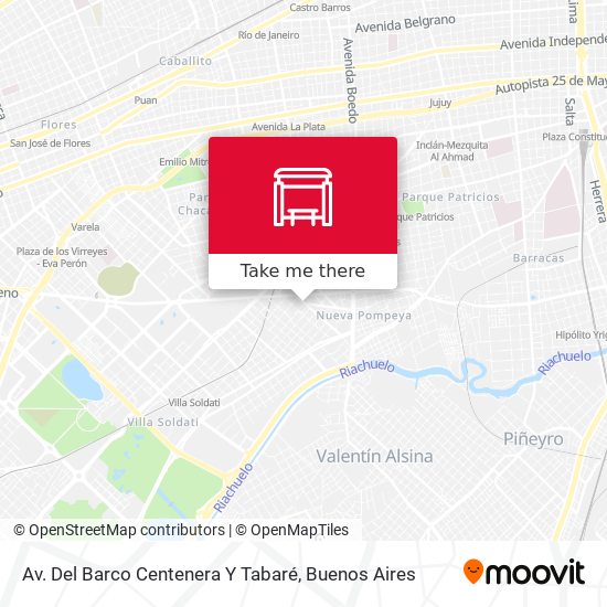 Av. Del Barco Centenera Y Tabaré map