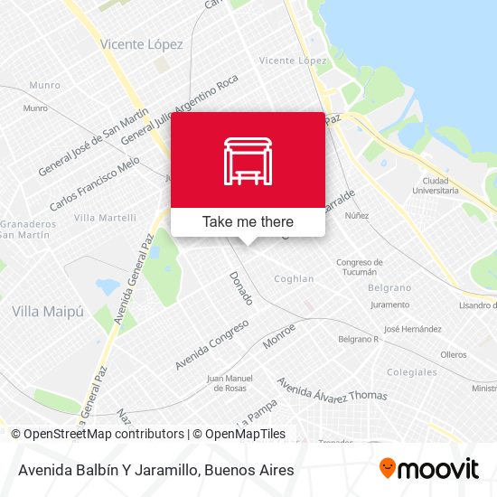 Avenida Balbín Y Jaramillo map