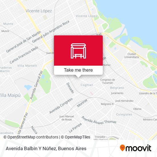 Avenida Balbín Y Núñez map