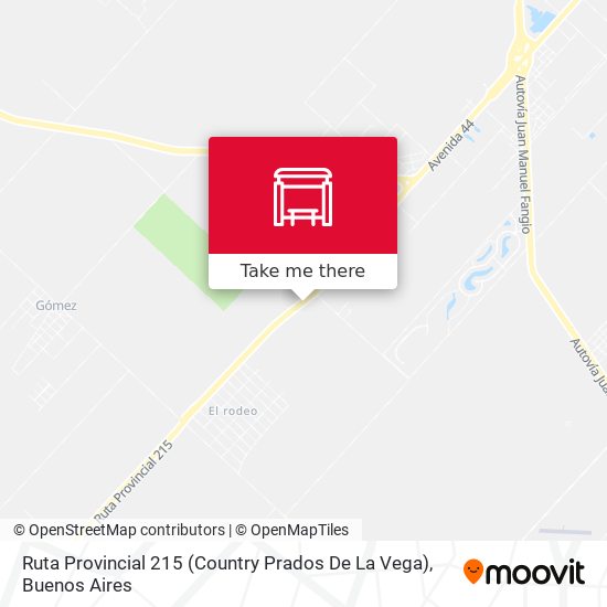 Mapa de Ruta Provincial 215 (Country Prados De La Vega)