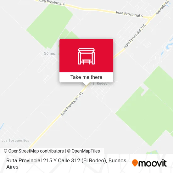 Ruta Provincial 215 Y Calle 312 (El Rodeo) map