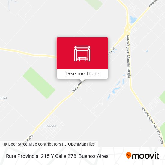 Ruta Provincial 215 Y Calle 278 map