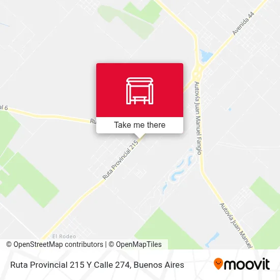 Ruta Provincial 215 Y Calle 274 map