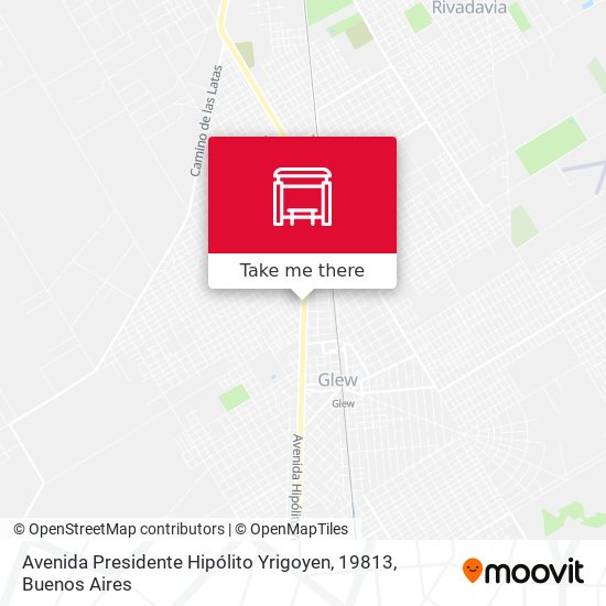 Mapa de Avenida Presidente Hipólito Yrigoyen, 19813