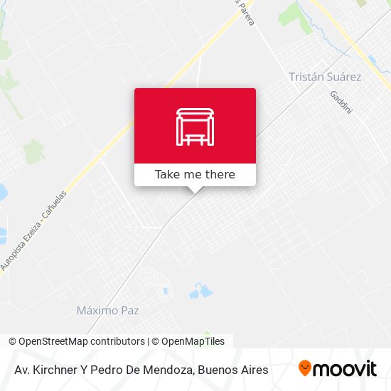 Mapa de Av. Kirchner Y Pedro De Mendoza