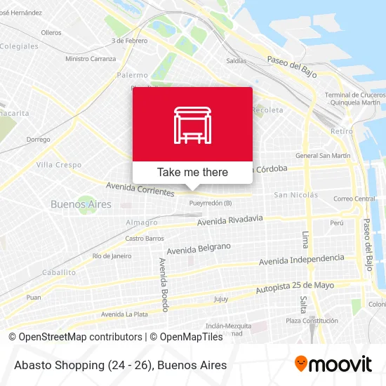 Abasto Shopping (24 - 26) map