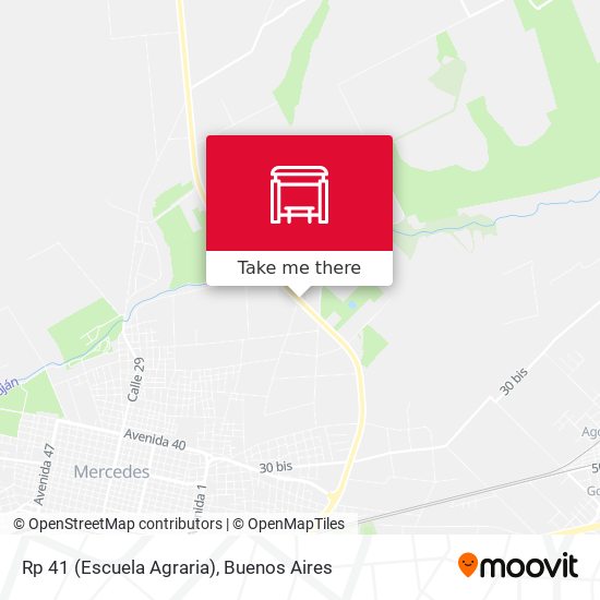 Mapa de Rp 41 (Escuela Agraria)