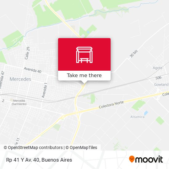 Mapa de Rp 41 Y Av. 40