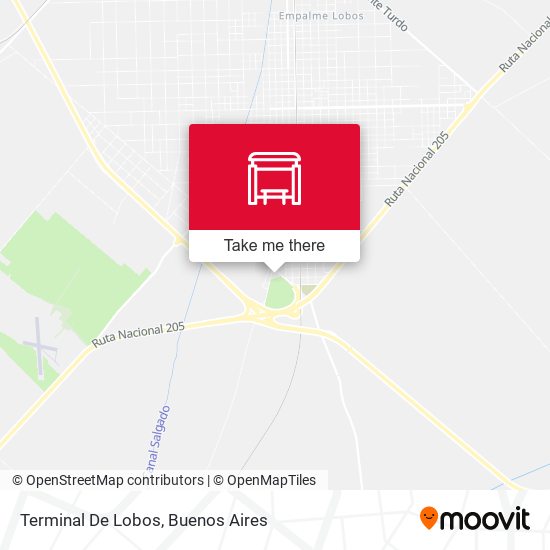 Mapa de Terminal De Lobos