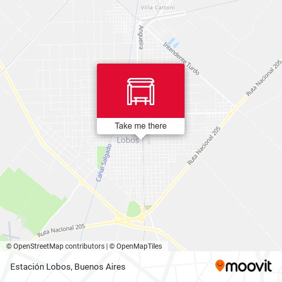 Mapa de Estación Lobos