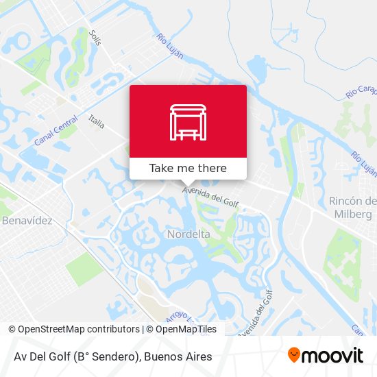 Av Del Golf (B° Sendero) map
