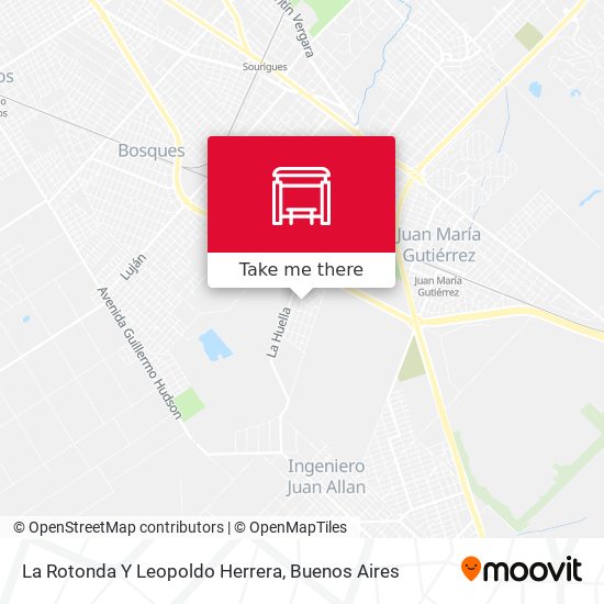 Mapa de La Rotonda Y Leopoldo Herrera