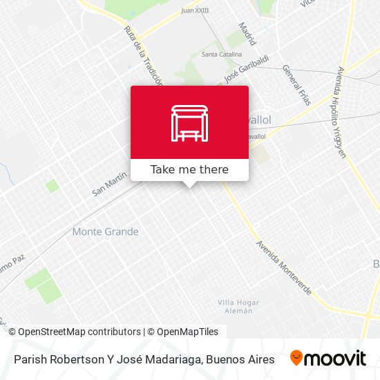 Mapa de Parish Robertson Y José Madariaga