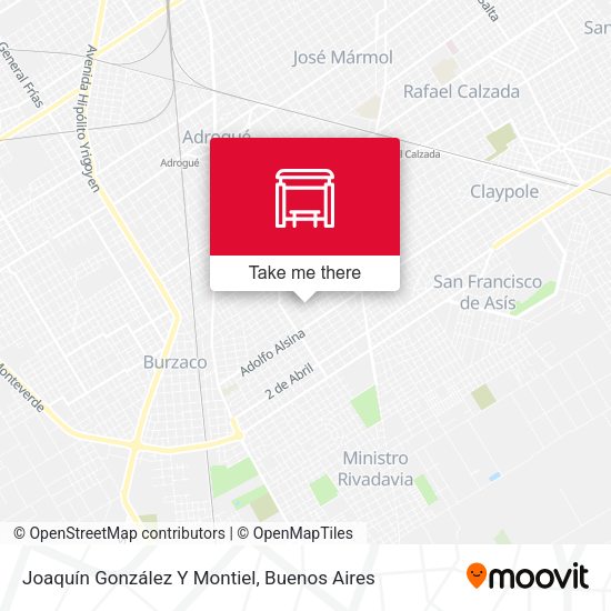 Joaquín González Y Montiel map