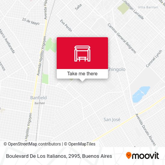 Boulevard De Los Italianos, 2995 map