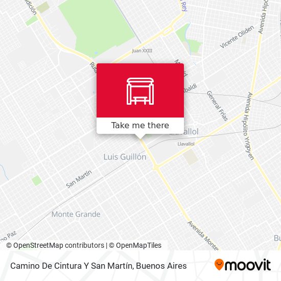 Camino De Cintura Y San Martín map