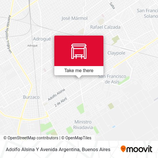 Adolfo Alsina Y Avenida Argentina map