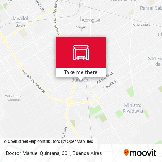 Mapa de Doctor Manuel Quintana, 601