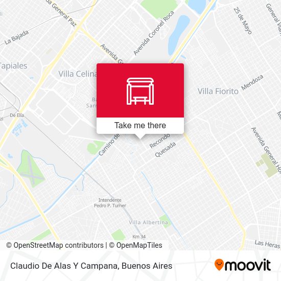 Mapa de Claudio De Alas Y Campana