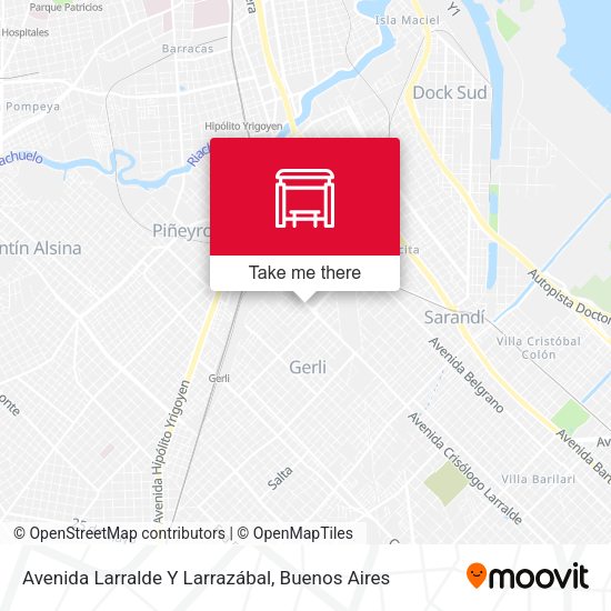 Mapa de Avenida Larralde Y Larrazábal