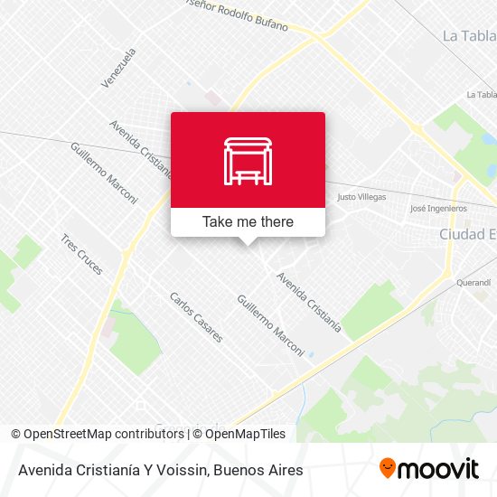 Avenida Cristianía Y Voissin map