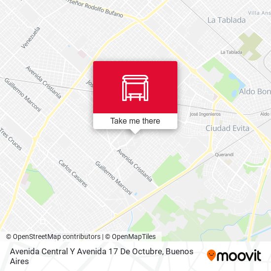 Mapa de Avenida Central Y Avenida 17 De Octubre