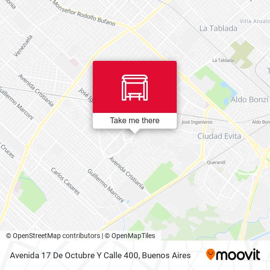 Mapa de Avenida 17 De Octubre Y Calle 400