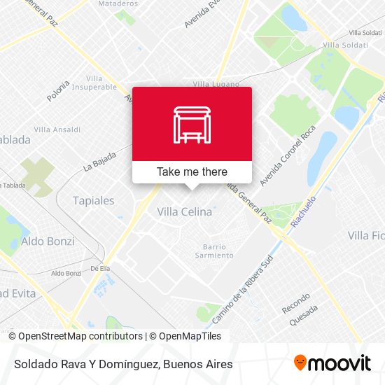 Mapa de Soldado Rava Y Domínguez