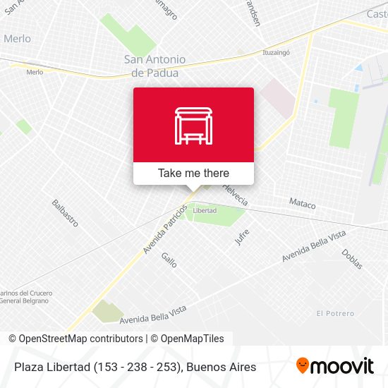 Plaza Libertad (153 - 238 - 253) map
