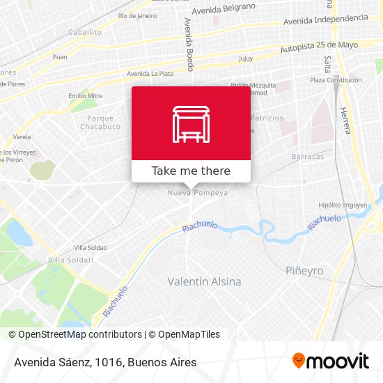 Avenida Sáenz, 1016 map