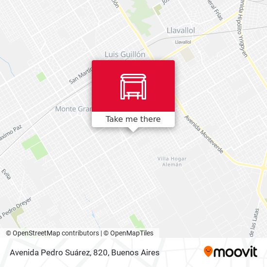Mapa de Avenida Pedro Suárez, 820