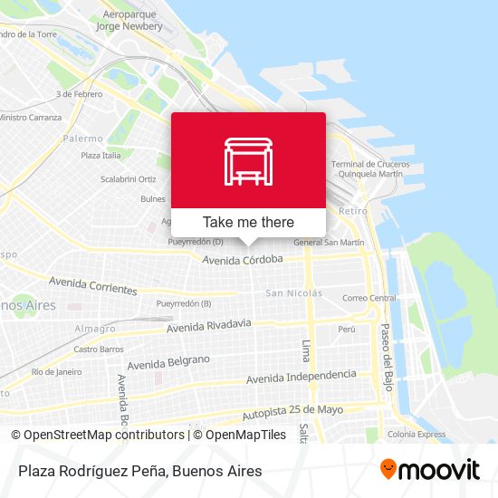 Plaza Rodríguez Peña map