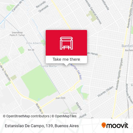 Estanislao De Campo, 139 map