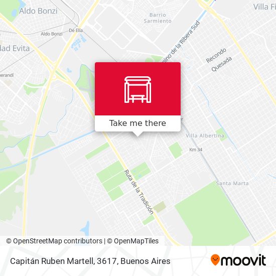 Mapa de Capitán Ruben Martell, 3617