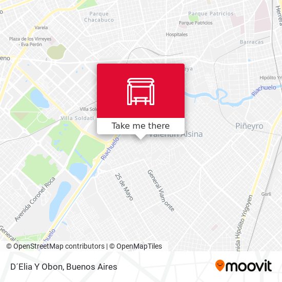 Mapa de D´Elia Y Obon
