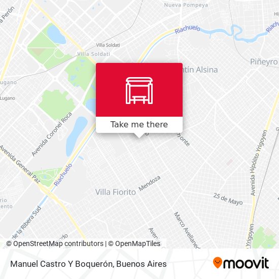 Manuel Castro Y Boquerón map