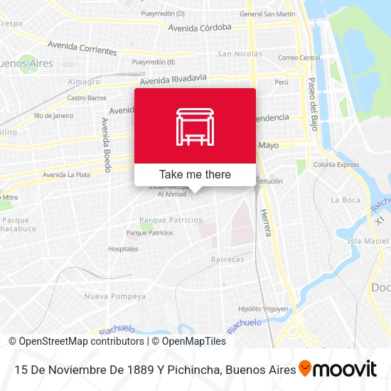 15 De Noviembre De 1889 Y Pichincha map