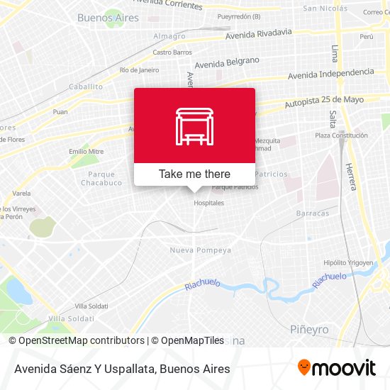 Mapa de Avenida Sáenz Y Uspallata