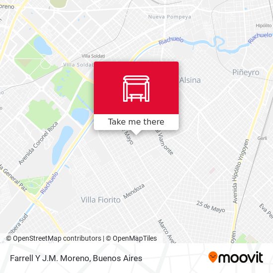 Mapa de Farrell Y J.M. Moreno