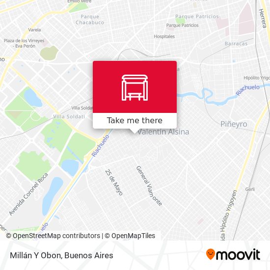 Mapa de Millán Y Obon