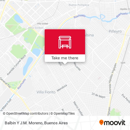 Balbín Y J.M. Moreno map