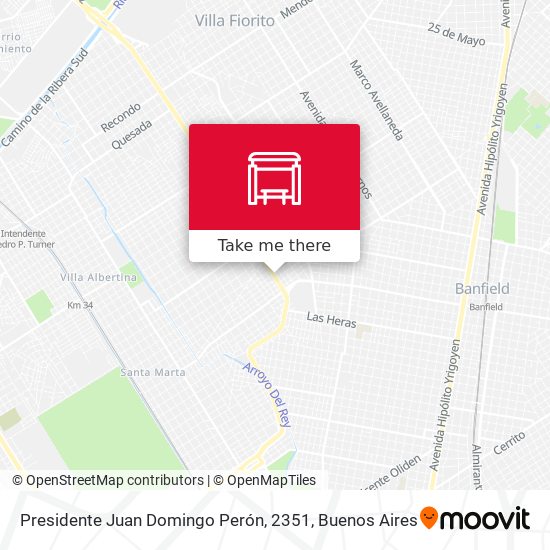 Presidente Juan Domingo Perón, 2351 map