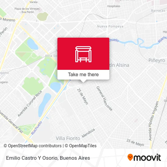 Emilio Castro Y Osorio map