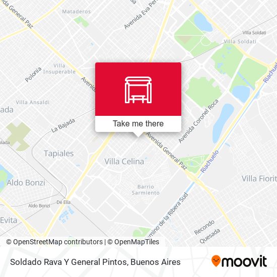 Mapa de Soldado Rava Y General Pintos