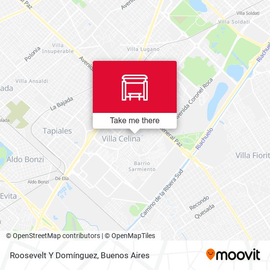 Roosevelt Y Domínguez map