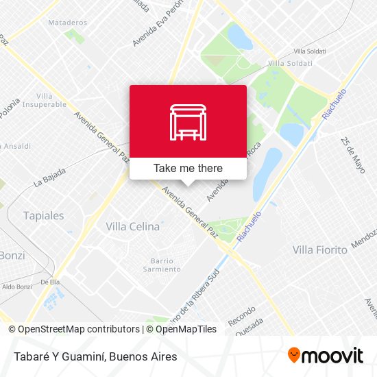 Mapa de Tabaré Y Guaminí