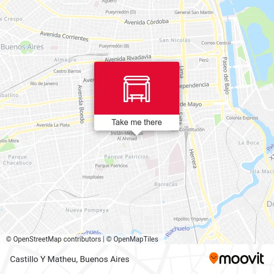 Castillo Y Matheu map