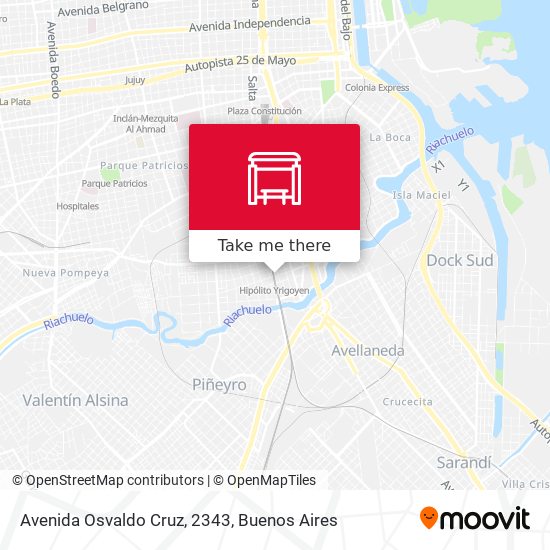 Mapa de Avenida Osvaldo Cruz, 2343