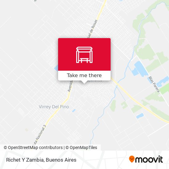Mapa de Richet Y Zambia